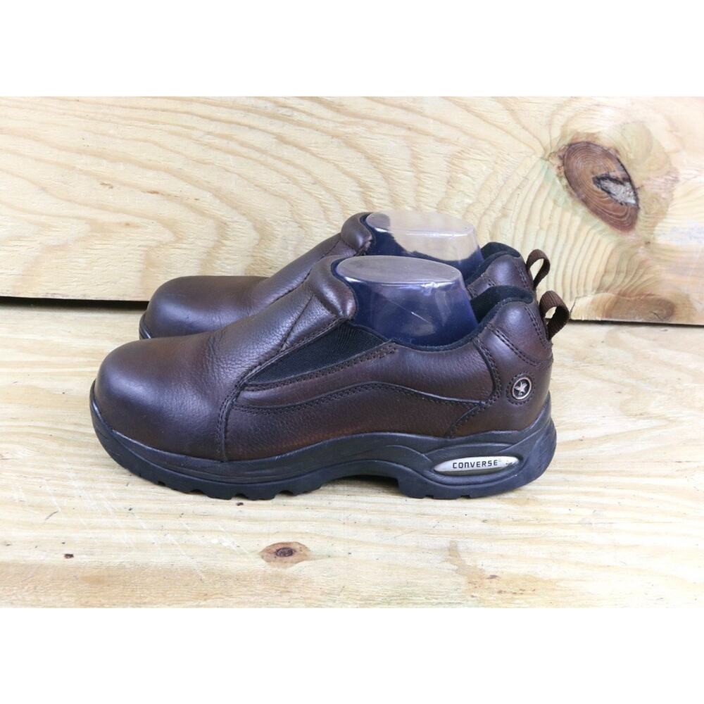 Converse Shoes Mens 7.5M Brown Black Mountain Moc Shoes Loafers Slip Ons